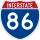 Indicatore dell'Interstate 86