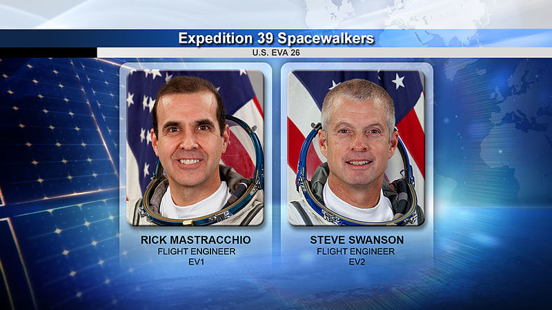 File:ISS-39 EVA spacewalkers Rick Mastracchio and Steve Swanson.jpg