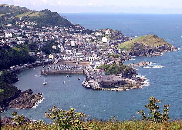 Ilfracombe seen from Hillsborough