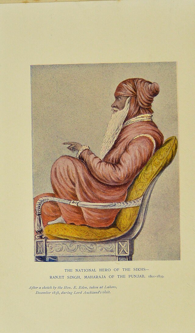 Maharaja Ranjit Singh, 1780 - 1839, the founder of the Sikh Empire. -  SuperStock