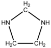 Imidazolidine'in yapısı