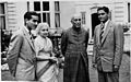 Indian tennis players with Prime Minister Jawaharlal Nehru and Vijaya Lakshmi Pandit, India’s Ambassador to U.K., in London.jpg