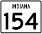 State Road 154 marker 