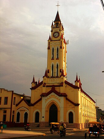 Iglesia Matriz in Iquitos, Peru