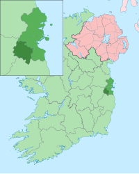 Localização do South Dublin na Irlanda