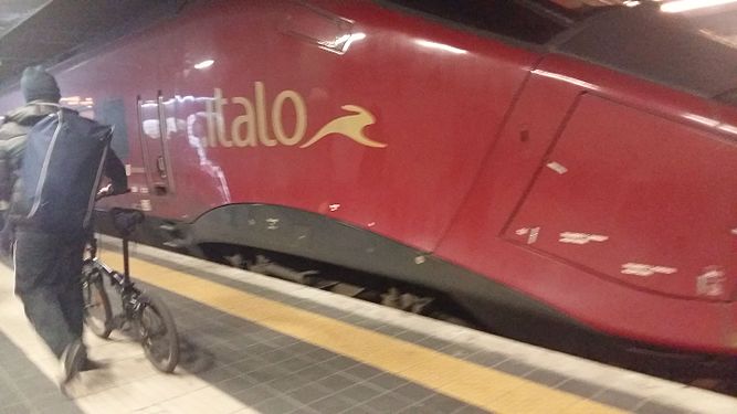 Italo Train in rome termini
