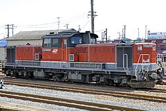 A Class DD51 diesel-hydraulic locomotive in August 2007