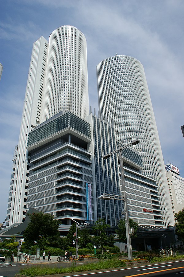 JR Central Towers in Nakamura-ku, Nagoya, the world's largest train station complex by floor area