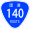 Japanese National Route Sign 0140.svg