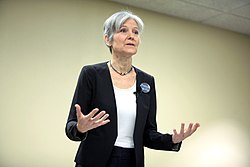 Green Party candidate Jill Stein at a campaign rally at the Mesa Public Library in Mesa on March 12, 2016. Jill Stein by Gage Skidmore 2.jpg