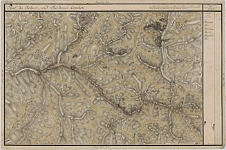 Pata pe Harta Iosefină a Transilvaniei, 1769-1773
