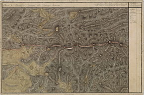 Ohaba Ponor în Harta Iosefină a Transilvaniei, 1769-1773