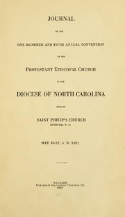 Miniatuur voor Bestand:Journal of the ... annual convention of the Protestant Episcopal Church in the state of North Carolina (serial) (IA journalofannualc105epis).pdf