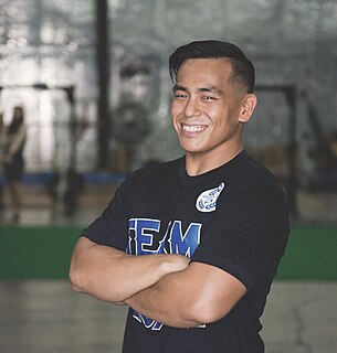 Julius Naranjo Guamanian weightlifter