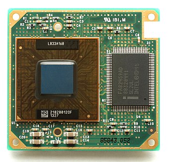 Intel Pentium II Tonga CPU on an Ibiden printed wiring board