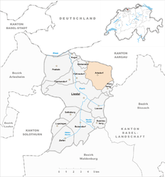 Arisdorf – Mappa