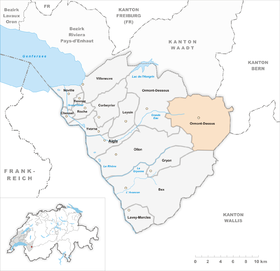 Map of Ormont-Dessus