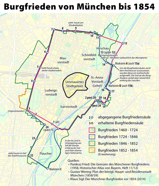 File:Karte der Burgfrieden von München.png