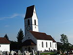 Bertiswil, katholische Kirche St. Maria mit Beinhaus