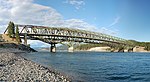 Kettle Falls Bridge (foreground)