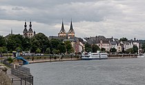 Мозелът, видян от Deutsches Eck