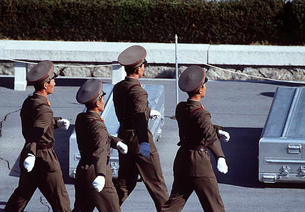 North Korean soldiers at Panmunjom
