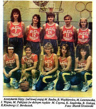 <span class="mw-page-title-main">Ślęza Wrocław (women's basketball)</span> Basketball team in Wrocław, Poland