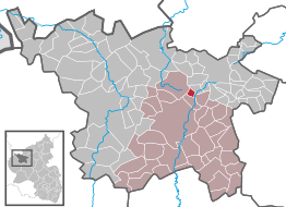 Kaart van Kradenbach