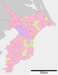 Kujūkuri - Carte