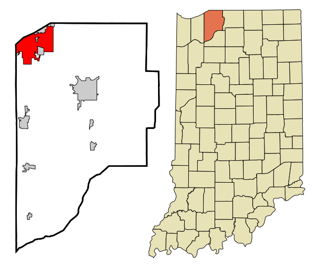 File:LaPorte County Indiana Incorporated and Unincorporated areas Michigan City Highlighted.svg