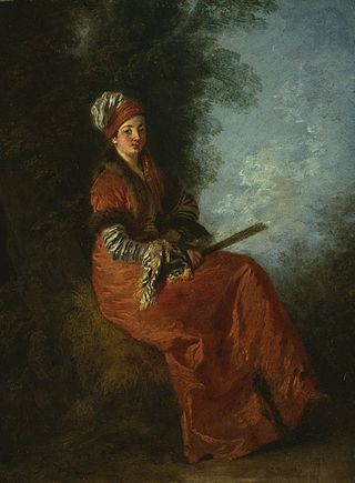<i>The Dreamer</i> (painting) Painting by Antoine Watteau