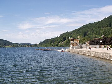 Le lac de Gérardmer.