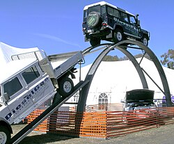 Some exhibitors make a special effort with their displays at AgQuip. Land-Rover.JPG