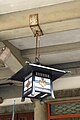 Lantern on the haiden at Hōkoku, a Shinto shrine in Chuo-ku.