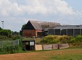 The seventeeth-century barn at Howbury Farm near the Crayford Marshes. [361]