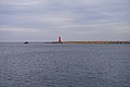 Latarnia morska na Falochronie Wschodnim, Półwysep Westerplatte, Ujście Martwej Wisły - panoramio.jpg
