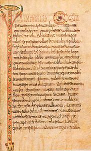 Folio 144 del Lezionario di Luxeuil