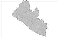 De districten van Liberia.