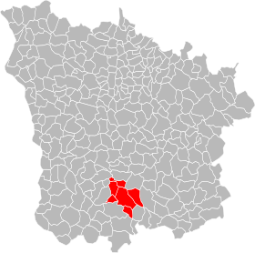 Localisation de Communauté de communes entre Loire et forêt