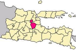 Mojokerto Regency - Carte