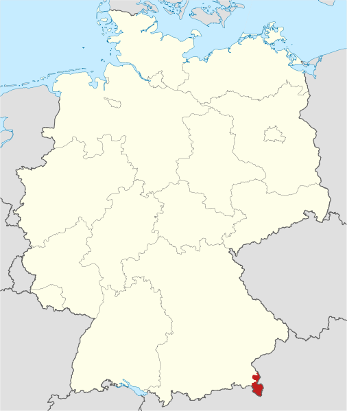 Dosiero:Locator map BGL in Germany.svg