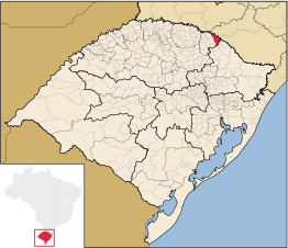 Kaart van Barracão