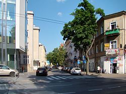 Polski: Lublin - ul. Sądowa - widok ogólny od ul. Lipowej English: Lublin - Sądowa street seen from Lipowa street