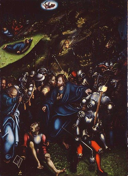 File:Lucas Cranach (I) - The betrayal and capture of Christ (1515).jpg