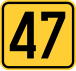 State Road 47 shield}}