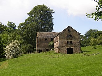 A malthouse in Yorkshire, England, that uses lime-ash floors Malthouse, Kirklees Home Farm, Clifton - geograph.org.uk - 177720.jpg