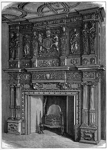 File:Mantlepiece in John Langton's House 1614, Bristol.jpg