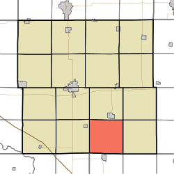 Zvýrazněná mapa Cono Township, okres Buchanan, Iowa.svg