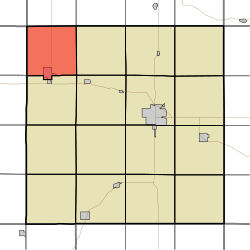 Marcus Township, Cherokee County, Iowa.svg'yi vurgulayan harita