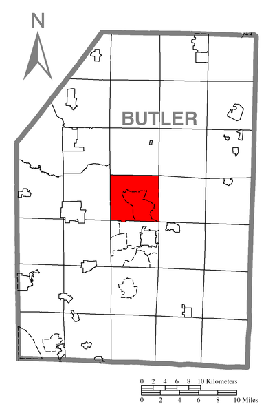 File:Map of Center Township, Butler County, Pennsylvania Highlighted.png